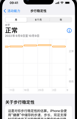 石景山iPhone手机维修如何在iPhone开启'步行稳定性通知'