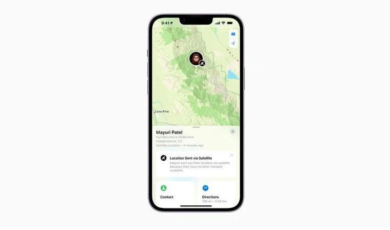 石景山苹果14维修分享iPhone14系列中 FindMy功能通过卫星分享位置方法教程 